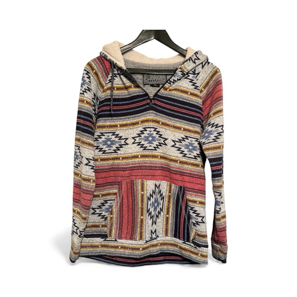 MENS BROOKLYN CLOTH‎ TRIBAL HOODIE SWEATSHIRT SIZE Medium